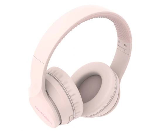 Casti audio fara fir gogen hbtm 43p, bluetooth 5.0, microfon, roz, 4 image