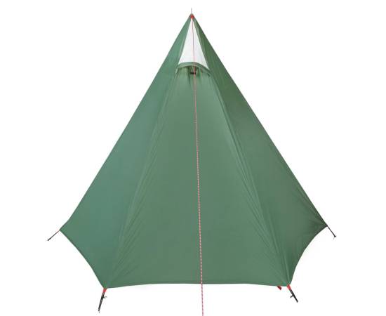 Cort de camping 3 persoane, verde, 465x220x170 cm, tafta 185t, 9 image