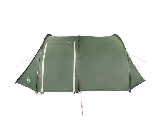 Cort de camping 4 persoane, verde, 420x260x153 cm, tafta 185t, 8 image