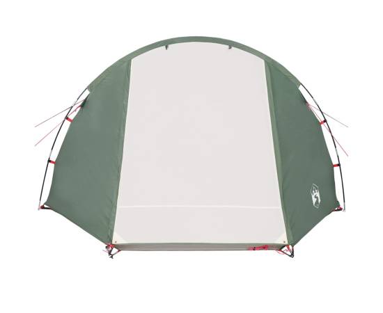 Cort de camping 4 persoane, verde, 420x260x153 cm, tafta 185t, 6 image