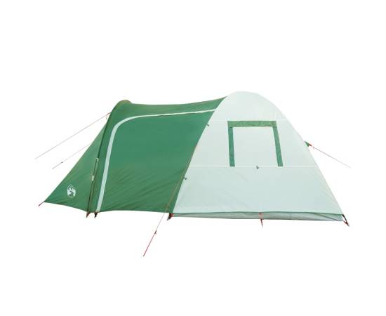 Cort de camping 6 persoane, verde, 466x342x200 cm, tafta 185t, 6 image