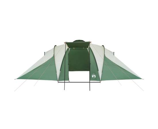 Cort de camping 6 persoane, verde, 576x238x193 cm, tafta 185t, 6 image