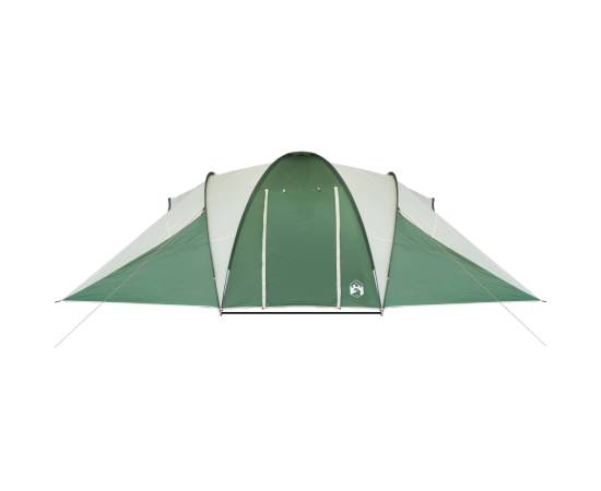Cort de camping 6 persoane, verde, 576x238x193 cm, tafta 185t, 5 image
