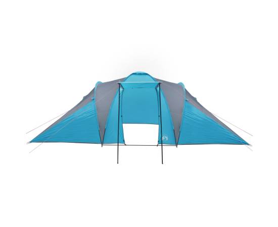 Cort de camping 6 persoane albastru, 576x238x193 cm, tafta 185t, 6 image