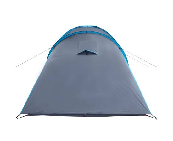 Cort de camping 6 persoane albastru, 576x238x193 cm, tafta 185t, 9 image