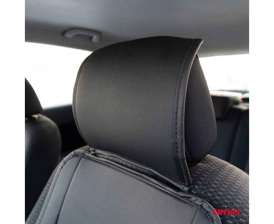 Husa scaun auto cu bile de masaj, suport lombar si tetiera, dimensiuni 147 x 68 cm, culoare Neagra, 4 image