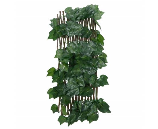 Spalier frunze struguri false extensibil 5 buc verde 190x60 cm, 5 image