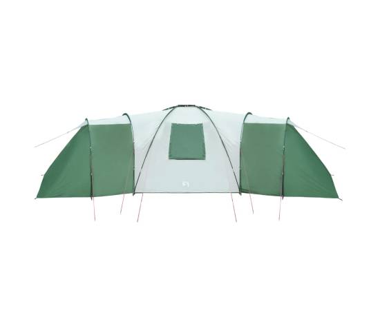 Cort de camping 12 persoane, verde, 840x720x200 cm, tafta 185t, 10 image