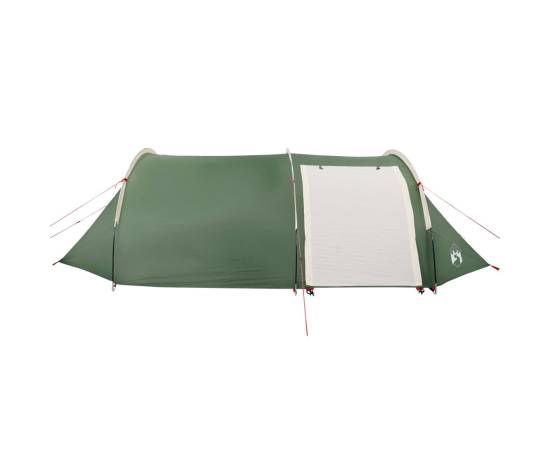 Cort de camping 4 persoane, verde, 405x170x106 cm, tafta 185t, 7 image