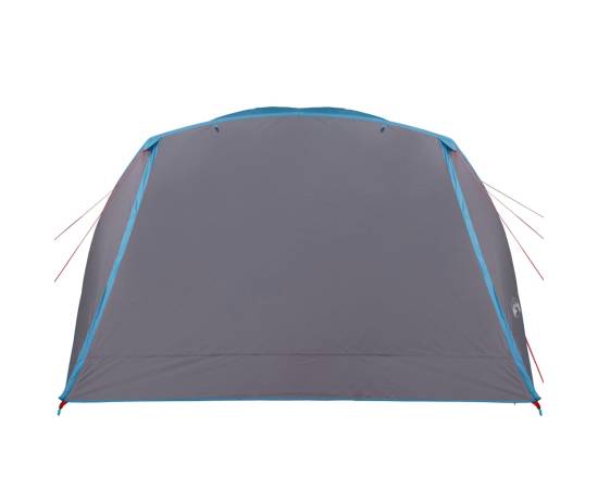 Cort de camping 4 persoane albastru, 350x280x155 cm, tafta 190t, 6 image