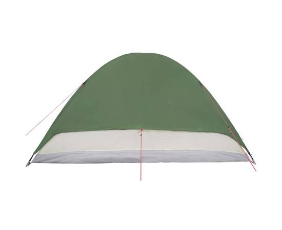Cort de camping 6 persoane verde, 348x340x190 cm, tafta 190t, 10 image