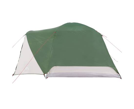 Cort de camping 6 persoane verde, 412x370x190 cm, tafta 190t, 8 image