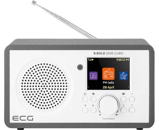 Internet radio ecg b.bold 3200 cubo, fm, bluetooth, li-ion 3,7v/2000 mah, 3w, 6 image