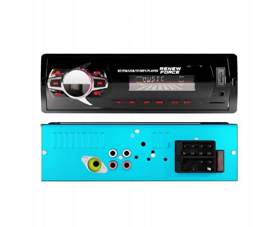 Player Auto dimensiune 1DIN, 4 x 50W, model 7011A, cu Radio, MP3, AUX, Card, Telecomanda, 4 image