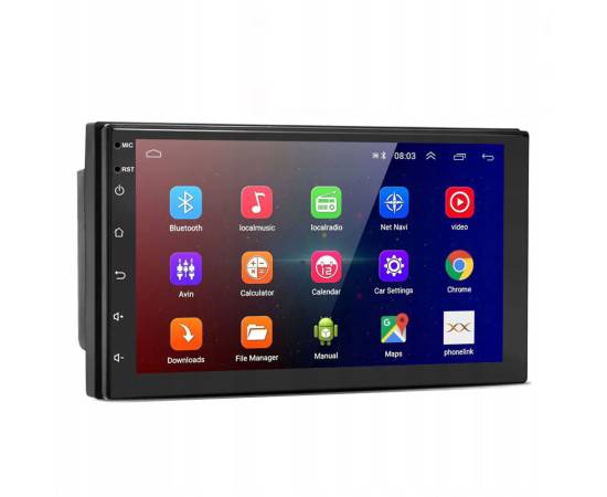 Player Video Auto cu ANDROID si GPS + Camera Marsarier INCLUSA, dimensiune 2DIN, TouchScreen de 7 inch, 4 x 45W, model WDS-40 cu Bluetooth, Handsfree, Radio, MP3, WMA, MP4, Telecomanda, 4 image