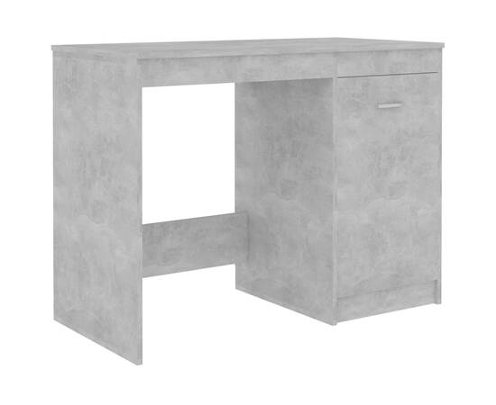 Birou, gri beton, 140 x 50 x 76 cm, pal, 5 image