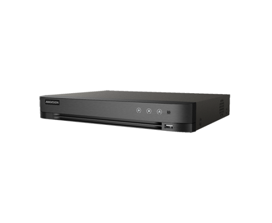 Dvr 4k acusense 4 canale audio over coaxial smart playback - hikvision ids-7204hthi-m1-s