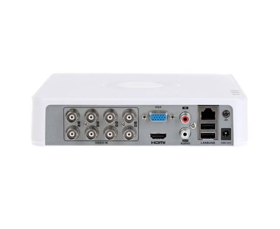 Dvr 8 ch. video 1080p lite, audio hdtvi 'over coaxial', h.265 - hikvision ds-7108hghi-k1(s), 4 image