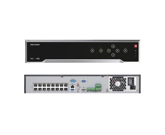 Nvr 4k, 16 canale 8mp + 16 porturi poe - hikvision ds-7716ni-k4-16p, 3 image