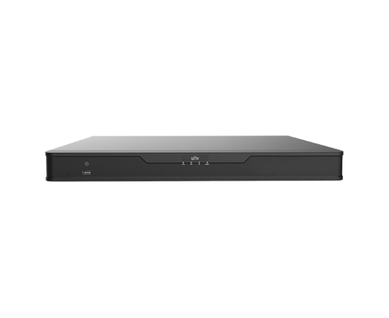 Nvr 4k, 16 canale ip 12mp, alarm, vca - unv nvr304-16e2