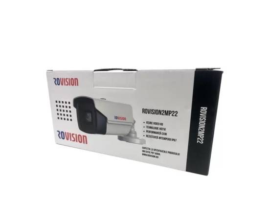 Sistem supraveghere 2 camere rovision oem hikvision 2mp, full hd, ir 40m, dvr 4 canale 1080p lite, accesorii incluse, 2 image