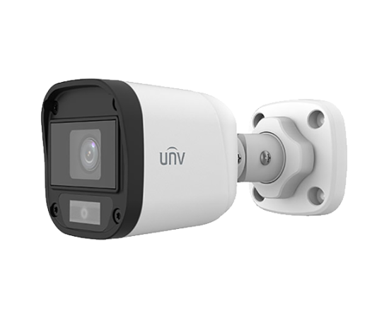 Cameră de supraveghere analogică, 5 megapixeli, lentila 2.8mm, lumină albă 20m, ip67, colourhunter - unv uac-b115-f28-w, 3 image