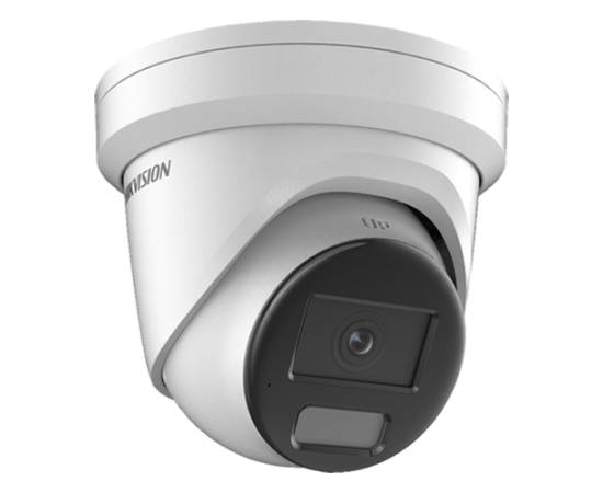 Cameră supraveghere ip colorvu  4mp lentila 2.8mm dual light ir 40m, lumină albă 40m, microfon poe sdcard- hikvision ds-2cd2347g2h-liu-2.8mm, 2 image