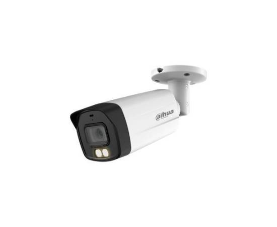Camera de supraveghere bullet, analogica 5mp,smart dual, 2.8mm, lumina alba 40 m, microfon, ip67, metal, dahua hac-hfw1509tm-il-a-0280b