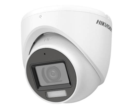 Camera de supraveghere dual light, 5mp, lentila 2.8mm, ir 30m, wl 20m, microfon - hikvision - ds-2ce76k0t-lmfs-2.8mm, 2 image