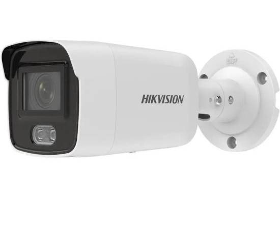 Camera de supraveghere ip, 2 megapixeli, ir 40m, lentila 4mm, colorvu - hikvision - ds-2cd2027g2-l