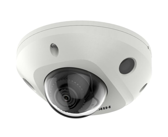 Camera de supraveghere ip, 4 megapixeli, lentila 2.8mm, ir 30m, mini dome - hikvision - ds-2cd2546g2-iws2c, 2 image