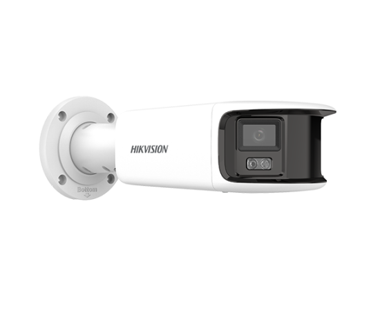 Camera supraveghere ip,  8mp, panoramic view, wl 40m, audio - hikvision ds-2cd2t87g2p-lsu-sl-4mm, 3 image