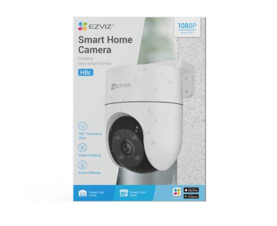 Camera supraveghere ip ezviz 2mp wifi pan tilt fullhd audio bidirectional ir 30 metri color - cs-h8c-fhd, 2 image