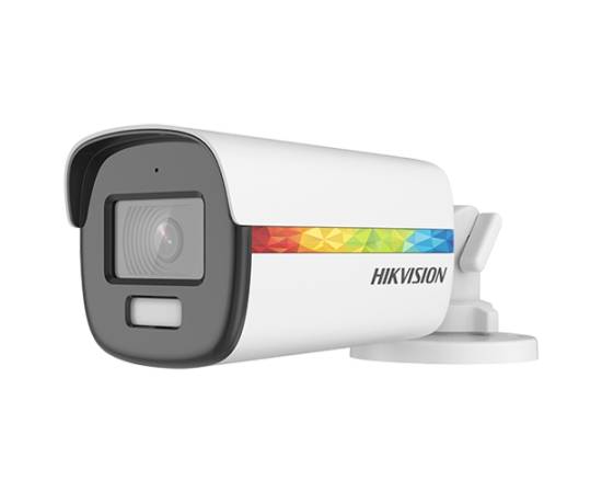 Colorvu - camera analoghd 2mp, lentila 2.8mm, 40 m, audio - hikvision ds-2ce12df8t-fsln-2.8mm