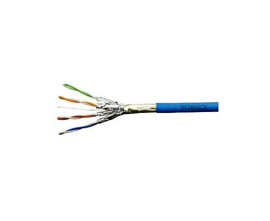 Cablu schrack f/ftp cat.6a, hskp423ha5, 4x2xawg23/1,500mhz, ls0h-3,dca, albastru
