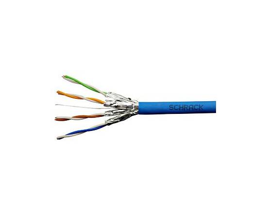 Cablu schrack u/ftp cat.6a, hskf423hb5, 4x2xawg23/1, 500mhz, ls0h, dca, albastru