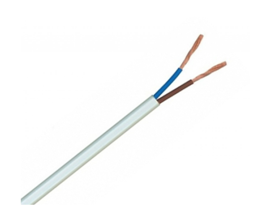Cablu bifilar dubluizolat de alimentare myyup 2x0.75mm 100% cupru rola 100m