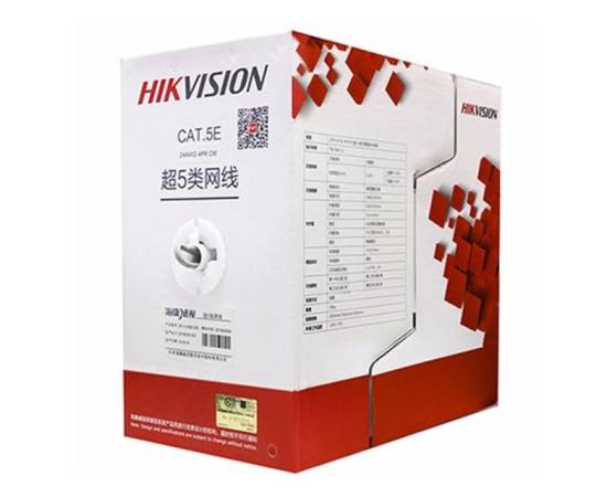 Cablu utp cat5 hikvision cupru  ds-1ln5e-s  0.45mm rola 305 metri, 2 image
