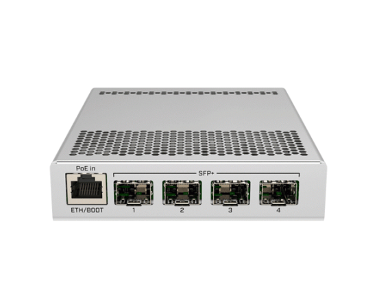 Cloud router switch, 1 x gigabit, 2 x sfp+ 10gbps - mikrotik crs305-1g-4s+in