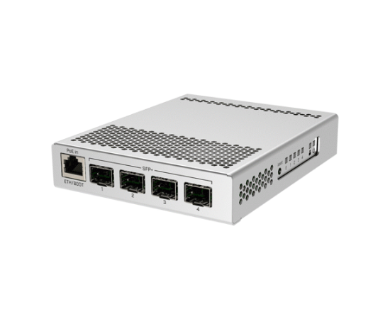 Cloud router switch, 1 x gigabit, 2 x sfp+ 10gbps - mikrotik crs305-1g-4s+in, 3 image