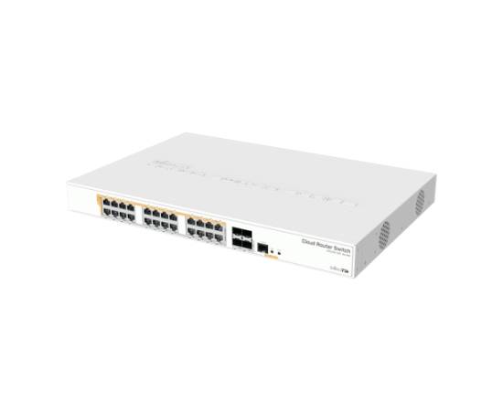 Cloud router switch 24 x gigabit poe+ out 450w, 4 x sfp+ 10gbps - mikrotik crs328-24p-4s+rm, 5 image