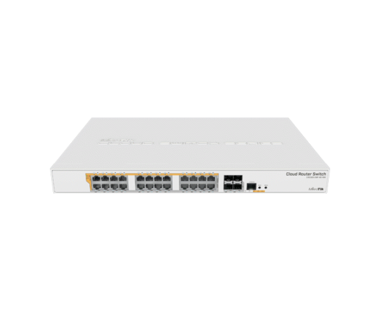 Cloud router switch 24 x gigabit poe+ out 450w, 4 x sfp+ 10gbps - mikrotik crs328-24p-4s+rm, 2 image