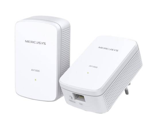 Kit adaptoare powerline mercusys cu homeplug av2 port ethernet gigabit - mp500 kit