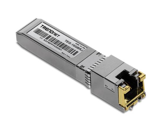 Modul rj45 sfp+, 1/2.5/5/10g, 100/50/50/30m - trendnet teg-10gbrj, 4 image