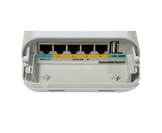 Omnitik 5 poe, 2 antene 7.5dbi 5ghz, 802.11an, 5 x lan (4 x poe), usb - mikrotik rbomnitikupa-5hnd, 2 image