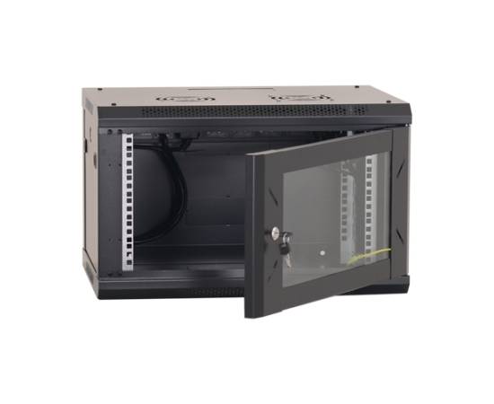 Rack perete 4u 19'' 600x600, negru - asytech networking asy-4u-6060w