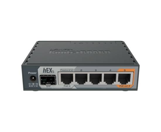 Router hex s, 5 x gigabit, 1 xsfp, routeros l4 - mikrotik rb760igs, 4 image