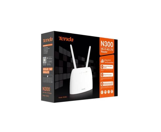 Router wireless single-band 3g/4g tenda 4g06c, 2.4 ghz, 300 mbps, slot card sim, 4 image