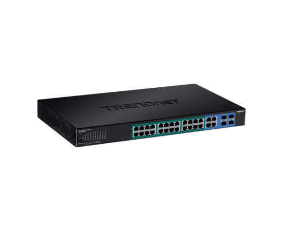 Switch 28 porturi gigabit web smart, 24 x poe+, 4 x gigabit/sfp - trendnet tpe-2840ws, 2 image