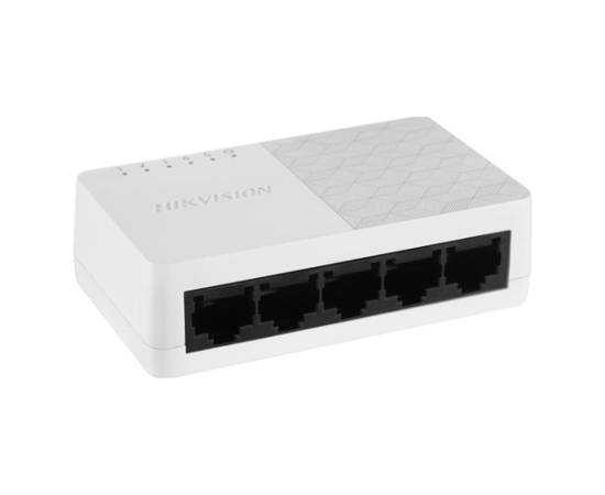 Switch 5 porturi 10/100/1000 mbps rj45 - hikvision ds-3e0505d-o